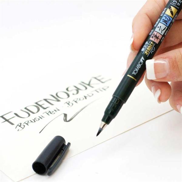 vereist Snooze Benadrukken Tombow Fudenosuke - Brush Pen, zwart, zacht online kopen | Aduis