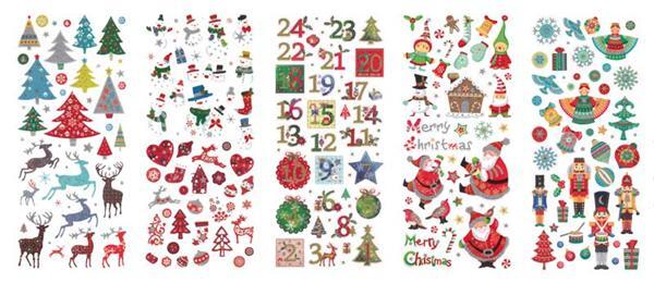 achterstalligheid Smeren een Stickers glitter - kerst online kopen | Aduis